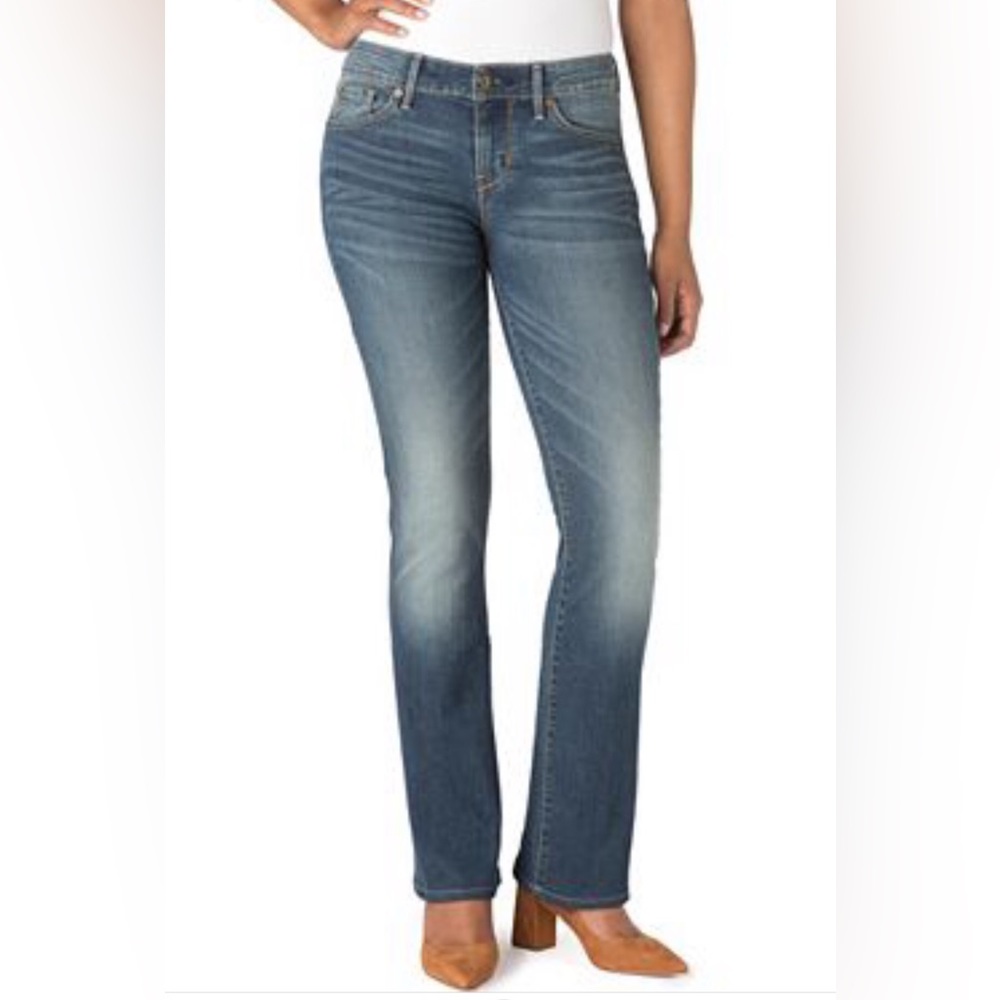 Women’s Levi’s 34x30 Denizen Bootcut Mid Rise Dark Wash Jeans Denim Size 34